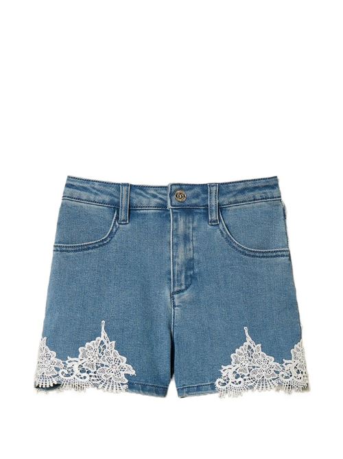 Shorts bambina Twinset denim blu TWINSET Kids | 261GB203203451